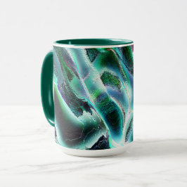 Taza Brutalidad esculpida de la roca virtual y las selv
