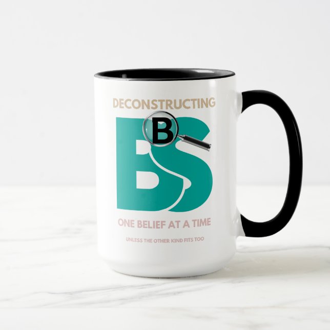 Taza BS Mug - Belief System Breakdown Edition (Derecha)