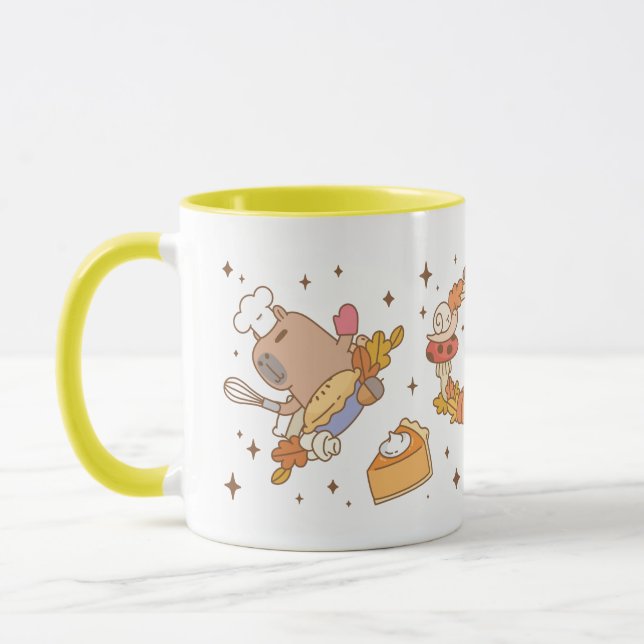 Taza Bubu el cerdo guineano, otoño y cola (Izquierda)