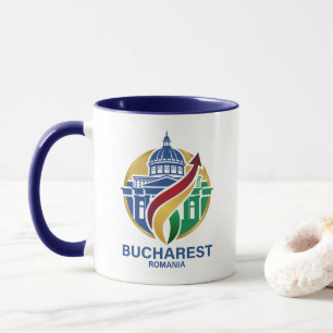 Taza Bucarest Rumania Europa del Este