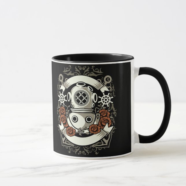 Taza Buceador de Scuba (Derecha)