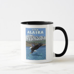 Taza Buceo con águila calva - Sitka, Alaska
