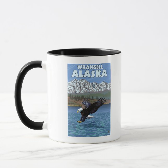 Taza Buceo con águila calva - Wrangell, Alaska (Izquierda)