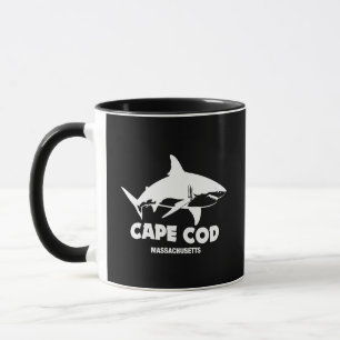 Taza Buceo con tiburones blancos - Cape Cod