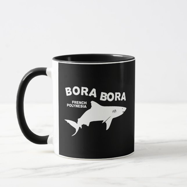 Taza Buceo De Tiburón En Bora Bora (Izquierda)