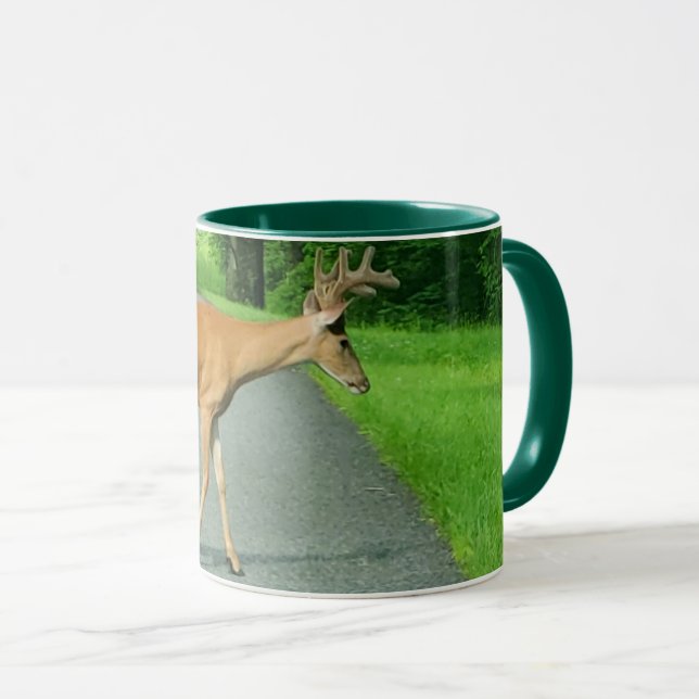 Taza Buck cruzando la carretera (Anverso derecho)