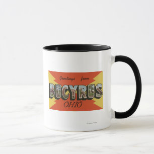 Taza Bucyrus, letra ScenesBucyrus, OH de OhioLarge