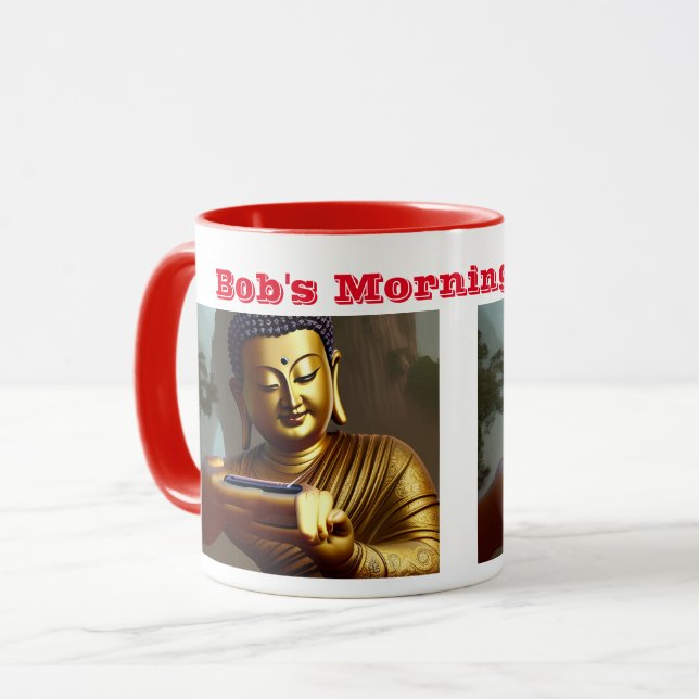 Taza Buda se toma un Personalizable personalizado de se (Anverso izquierdo)