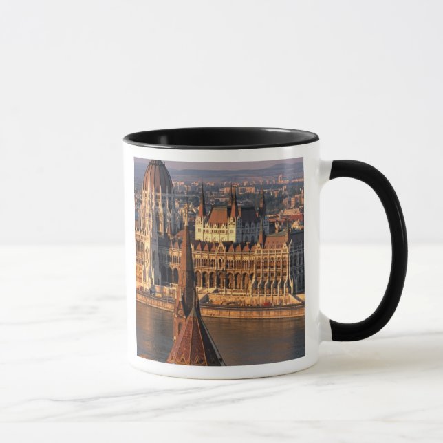 Taza Budapest, Hungría, río Danubio, Parlamento (Derecha)