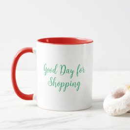 Taza Buen día para ir de compras