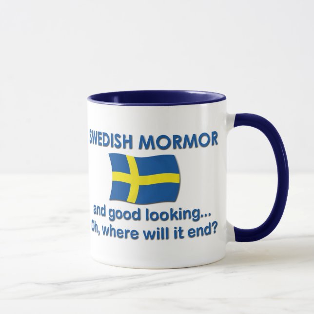 Taza Buen sueco Mormor (abuela) de Lkg (Derecha)