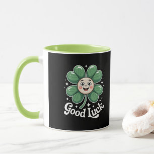 Taza Buena Suerte Cuatro Atracciones De Hojas