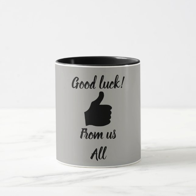 Taza Buena suerte de todos nosotros (Centro)