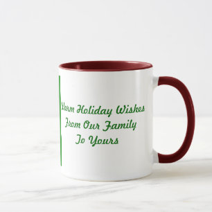 Taza Buenas fiestas oso del navidad