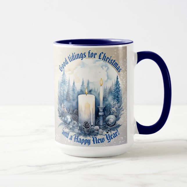 Taza "Buenas noticias para Navidades..." Café/té (Derecha)