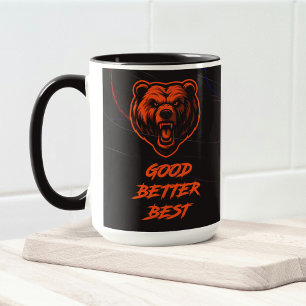 Taza Bueno Mejor Óptimo Nunca Dejes Que Descanse