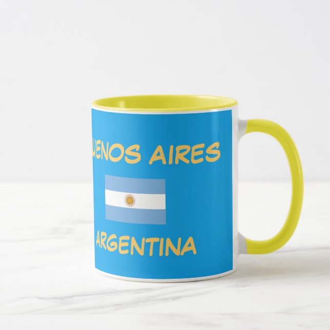 Taza Buenos Aires Argentina Escudo Mug (Derecha)