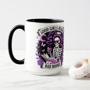 Taza Buenos Chicas leen libros malos