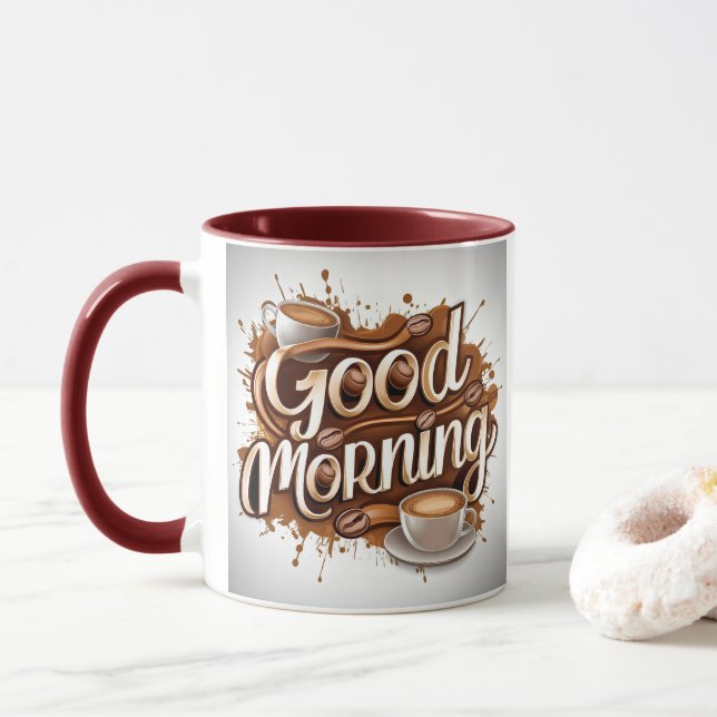 Taza Buenos días Café Art. 7 (Con donut)