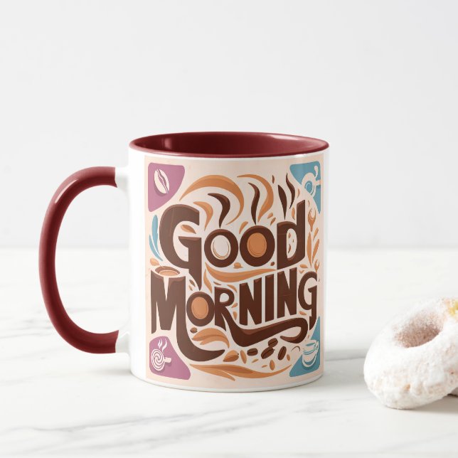 Taza Buenos días Café Art. 9 (Con donut)