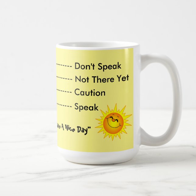 Taza Buenos días café Sunshine Mug (Derecha)