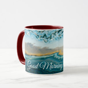 Taza Buenos días colores de chocolate