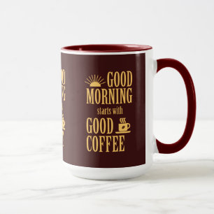 Taza Buenos días empieza con buen café