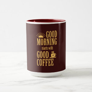 Taza Buenos días empieza con buen café