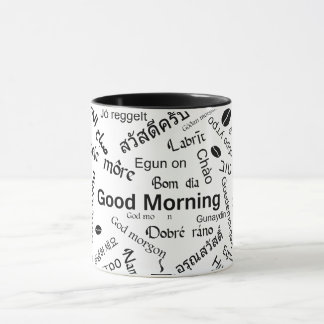 Taza Buenos días en todos los idiomas del mundo