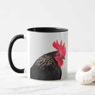 Taza ¡Buenos días, gallo negro!
