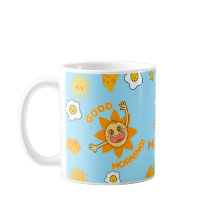 Buenos días lindo tazón de café