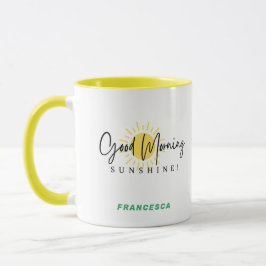 Taza Buenos días Sunshine Personalized Mug