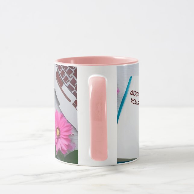 Taza Buenos días, tienes esto, amo mi vida Mug (Asa)