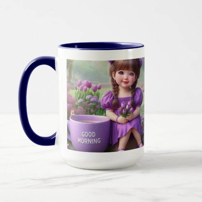 Taza Buenos días Zenith:Eleva tu amanecer con energía f (Izquierda)