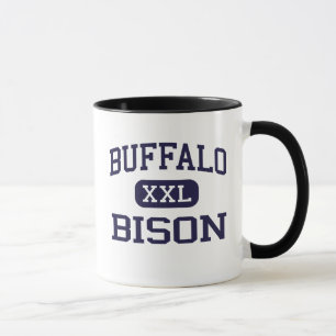 Taza Búfalo - bisonte - alto - búfalo Virginia