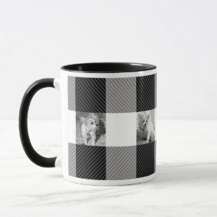 Taza Búfalo Checks Personalizado Photo Mug