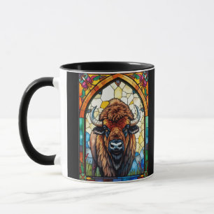 Taza Búfalo Salvaje Animal Bufalo Bisonte Personalizabl
