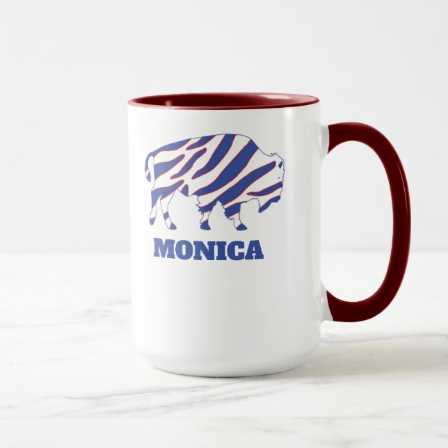 Taza Buffalo Bills zubaz custom name (Derecha)
