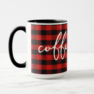 Taza Buffalo Tapado Con Texto Del Café