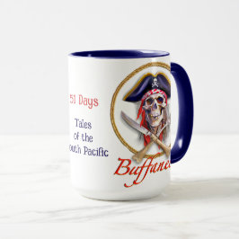 Taza Buffaners 51 días historias del Pacífico Sur