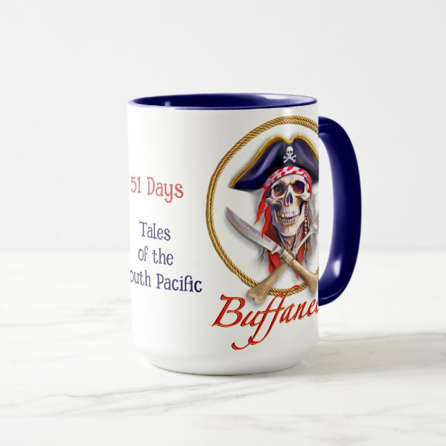 Taza Buffaners 51 días historias del Pacífico Sur (Anverso derecho)