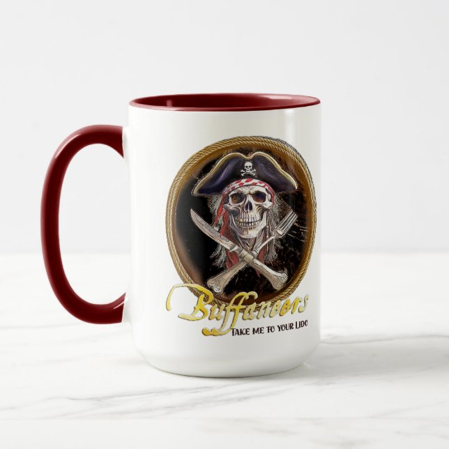 Taza "Buffaners" me llevan a tu Lido (Izquierda)