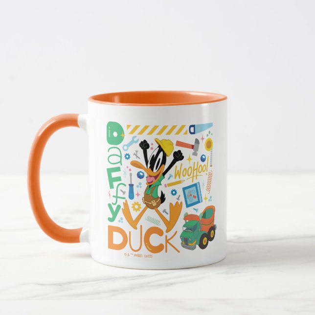 Taza BUGS BUNNY BUILDERS™| DAFFY DUCK™ Herramientas de  (Izquierda)