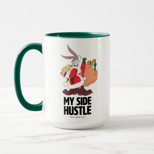 Taza BUGS BUNNY™ Santa "My Side Hustle" (Izquierda)
