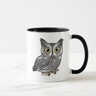Taza Búho de chillido del este (fase gris)