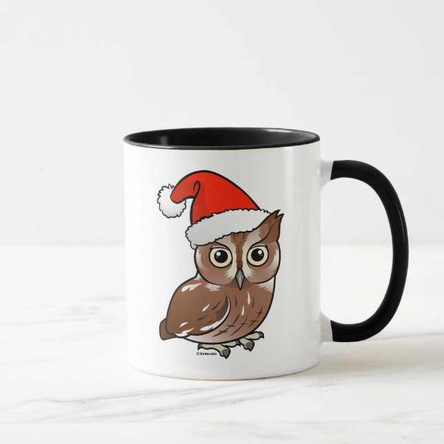 Taza Búho de chillido del este Santa (Derecha)