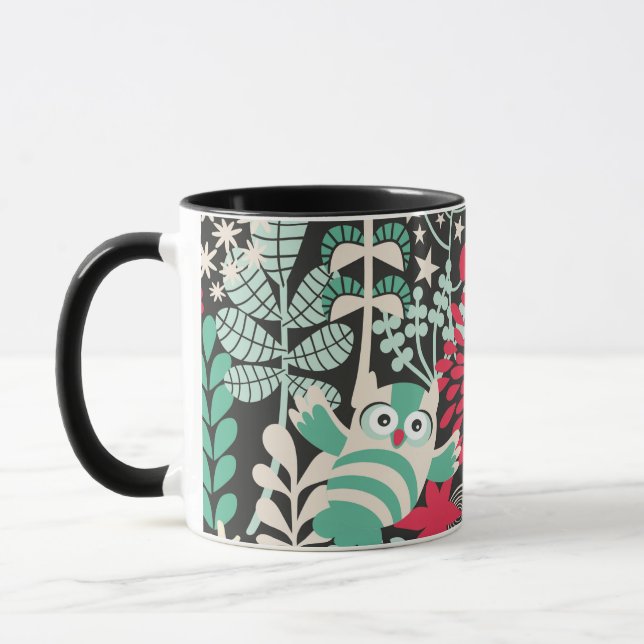 Taza Búho del Bosque Caprichoso (Izquierda)