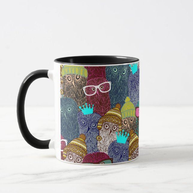 Taza Búho en la corona (Izquierda)