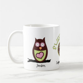 Taza Búho Pareja Aniversario Mug