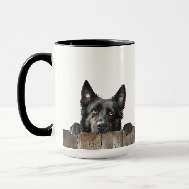 Taza Buhund Perro Mug noruego (Izquierda)